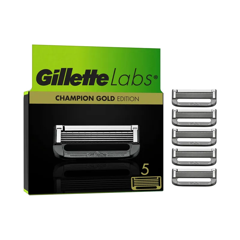 Gillette lame da rasoio Labs Gold 5 pezzi
