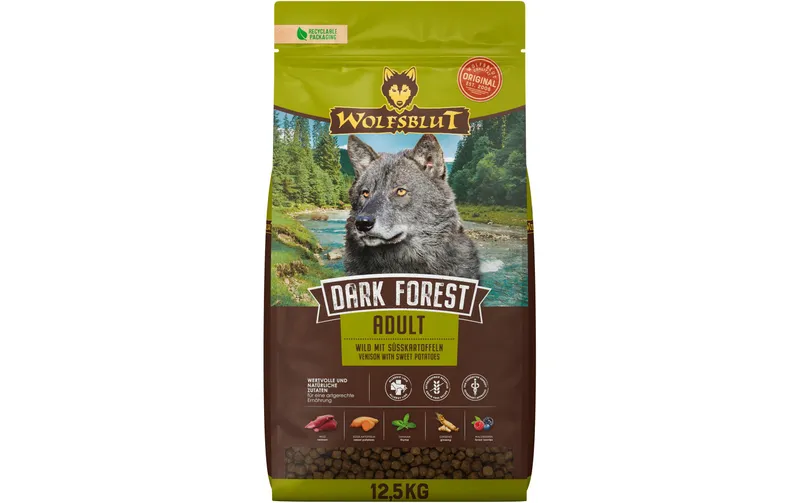 Wolfsblut Trockenfutter Dog Dark Forest Adult, 12.5 kg