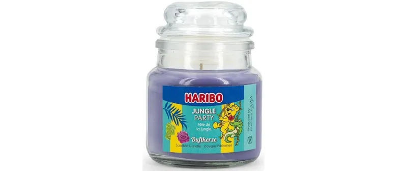 balthasar Duftkerze Haribo Jungle Party 6 x 9 cm