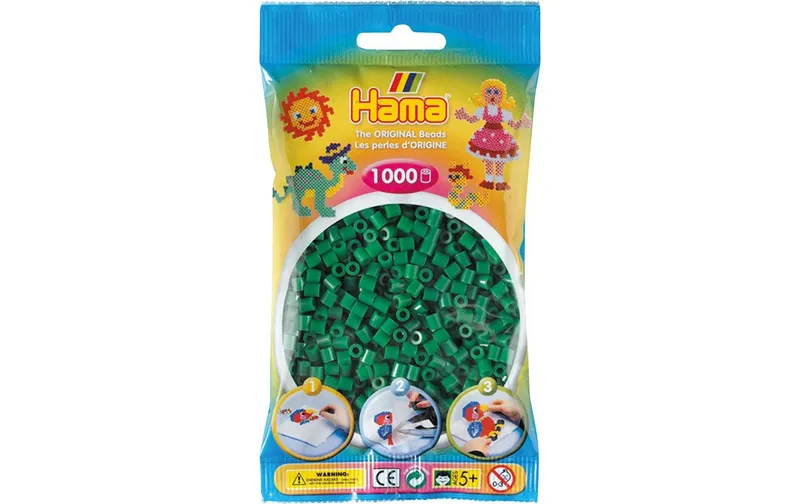 Hama Bügelperlen midi 1000 Stk. Grün
