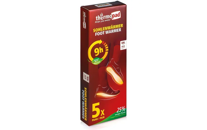 Thermopad multi Wärmepad Sohlenwärmer XXL Gr. 44 - 46, 5er Pack