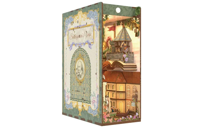 Tonecheer Bausatz Book Nook Shakespeare's Verse