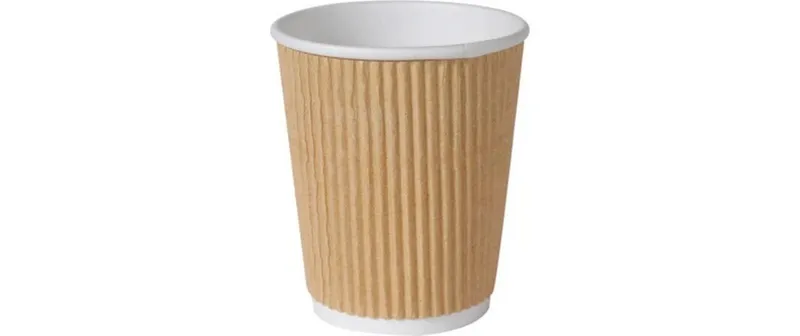 Duni Einwegbecher Triple Wall 24 cl brun, 25 pièces