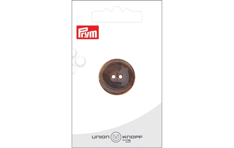 Prym Union Knopf Knöpfe Kokosnuss 23 mm, 1 pezzi, grigio chiaro