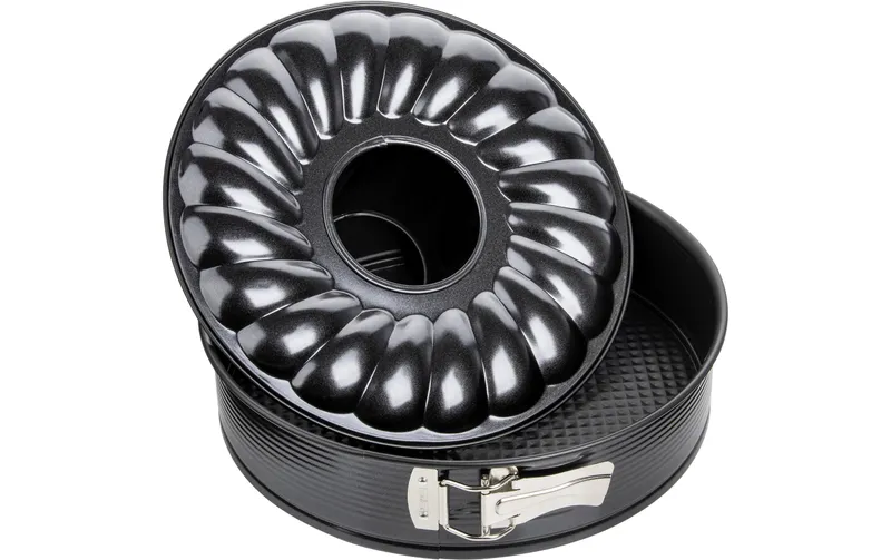 Zenker Springform Black Metallic mit 2 Böden, Ø 28 cm
