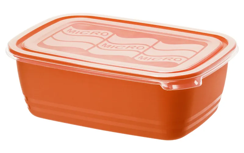 Contenitore per microonde Rotho Eco 1.9 Litri, Rosso Papaya