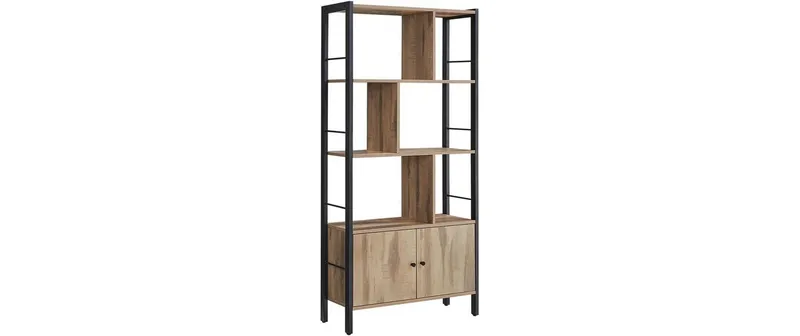 VASAGLE Regal 74 x 154.5 cm, black/brown