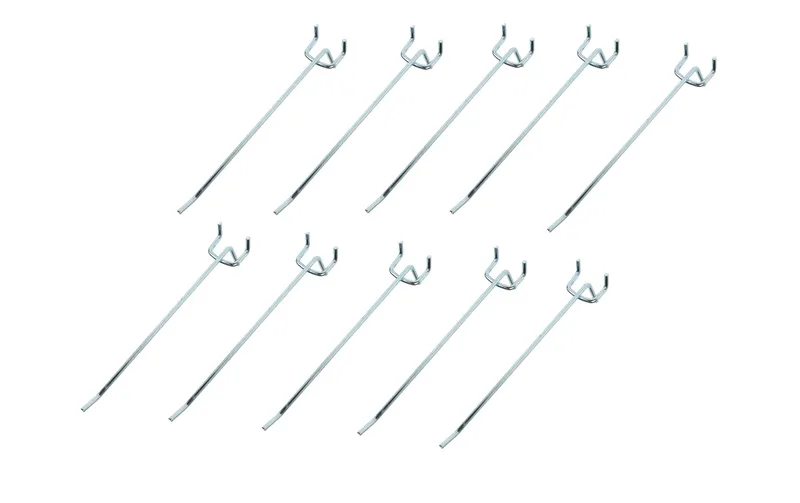 EP Einfachhaken for Lochwände, verzinkt, 25 mm/16 cm, 10 pieces