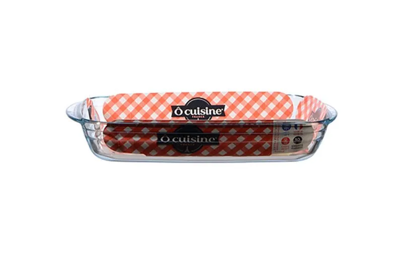 International Cookware Auflaufform 35 x 22 cm Eckig, trasparente