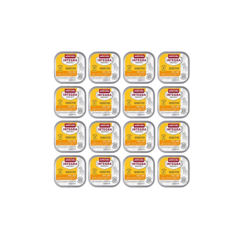 Animonda Integra Protect Nassfutter Sensitive Huhn pur, 16 x 100 g