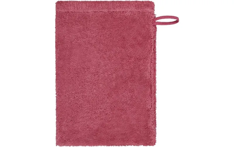 Cawö Waschhandschuh Lifestyle 16 x 22 cm, Beerenrot