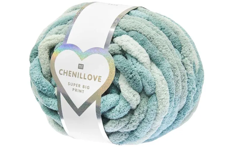 Rico Design Wolle Rico Chenillove Super Big 300 g, Aqua