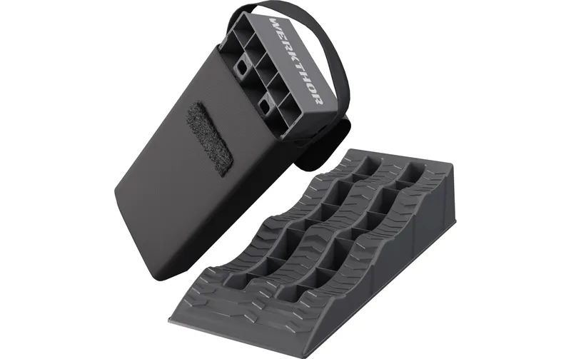 Werkthor Flache Auffahrkeile 2er Set, Grau