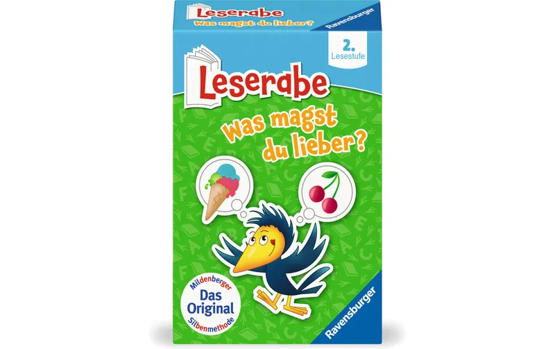 Ravensburger Kartenspiel Leserabe – Was magst du lieber?