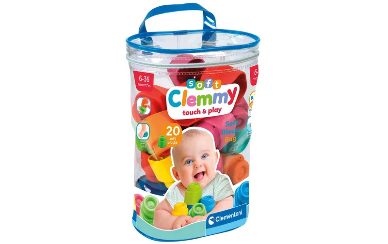 Clementoni Clemmy Bausteine im Beutel 20 Stk.