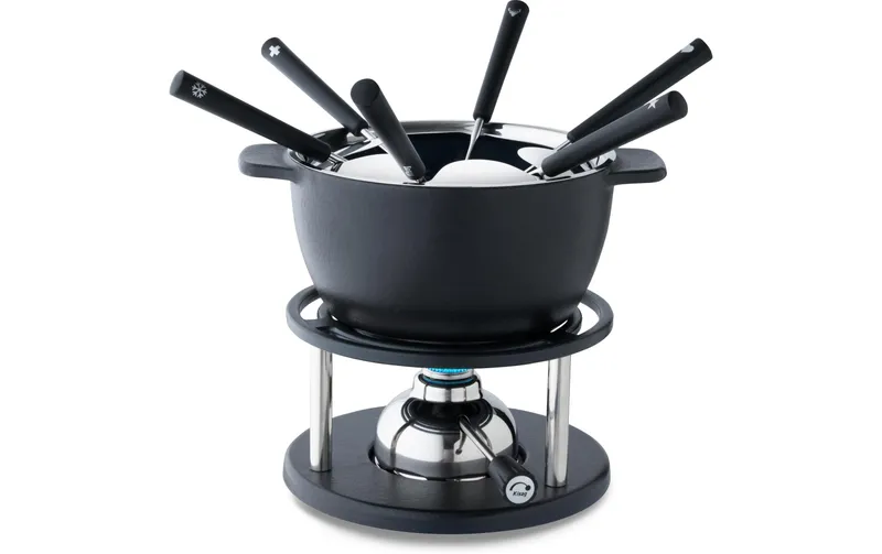Kisag Fleischfondue-Set Twin 10 Teile, black