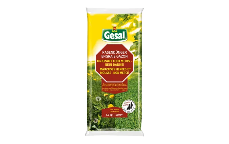 Gesal Rasendünger Unkraut and Moos Nein-danke 7.5 kg