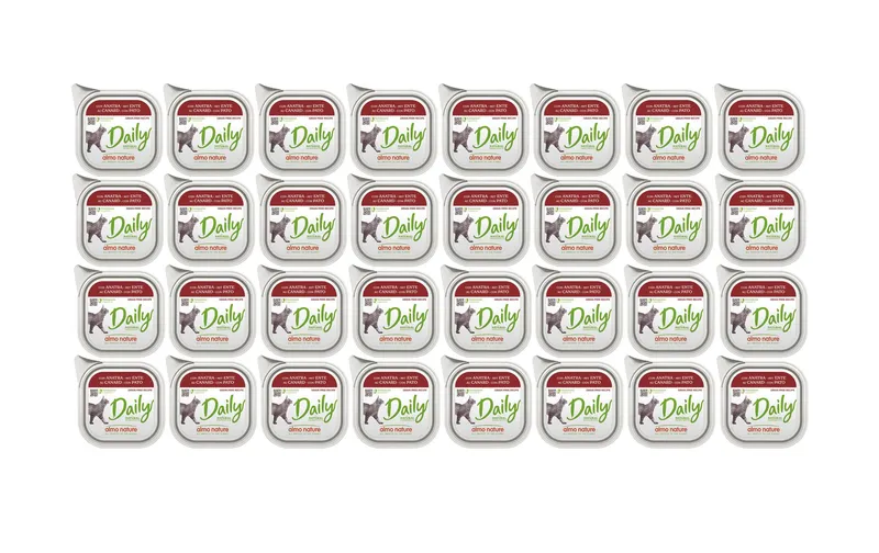 Almo Nature Nassfutter Daily mit Ente 32 x 100g