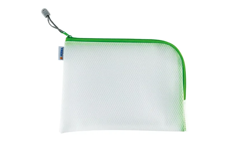 HERMA Etui Mesh Bag 26 x 20 cm, vert/blanc