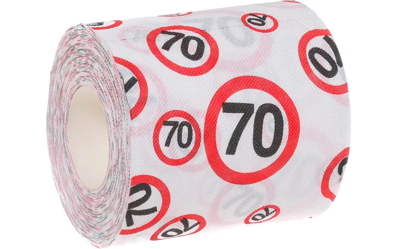 Trendcompany Scherzartikel WC Papier 70. Geburtstag