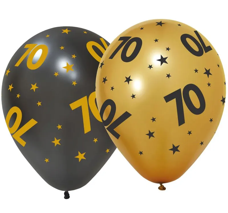Gummiballone 70, 6 Stk.
