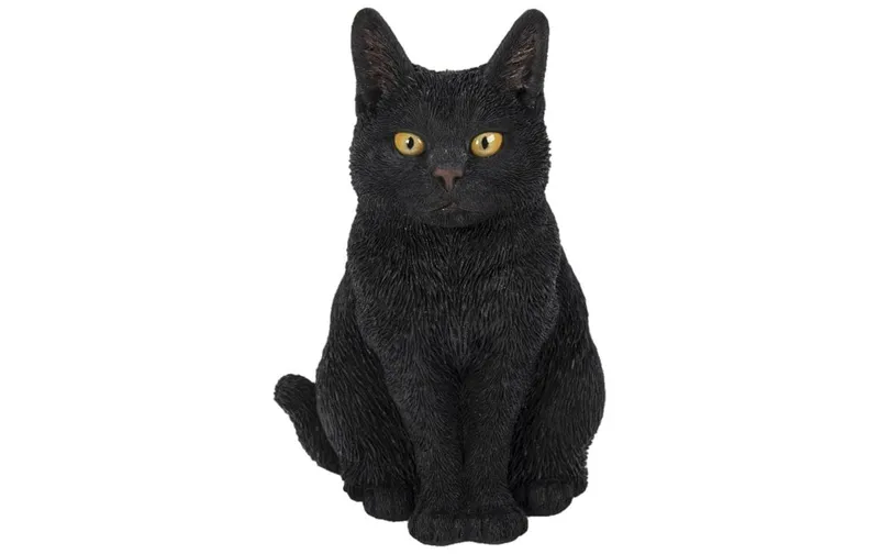 Vivid Arts Dekofigur Katze Sitzend, 19.5 cm, black