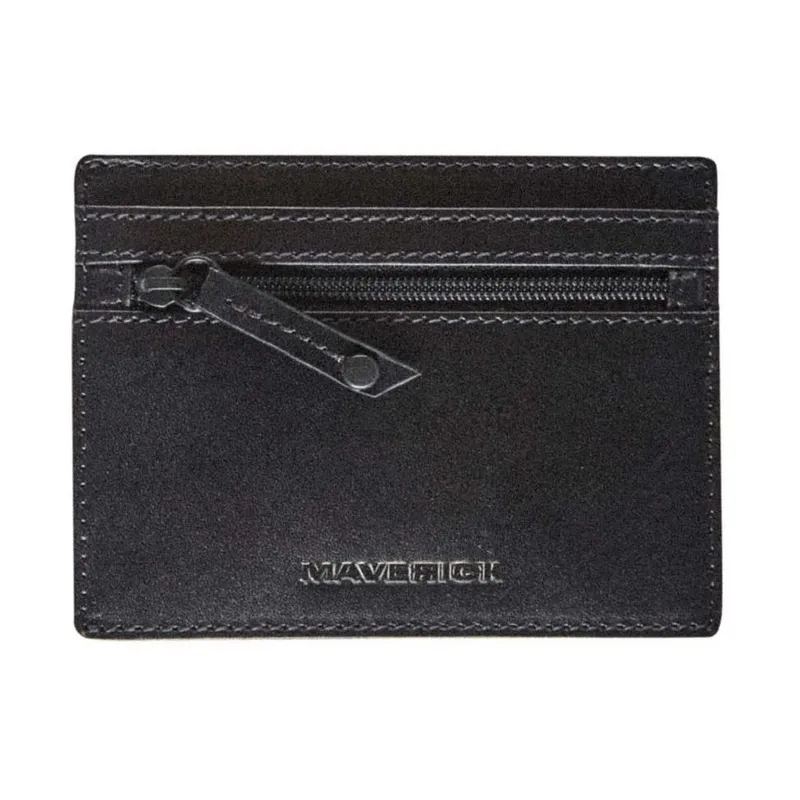 Maverick Portemonnaie All Black 11.5 x 8.7 cm, Schwarz