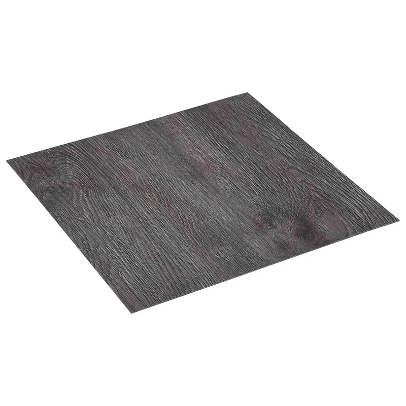 Bodenplanken Schwarz und Grau 5,11 m² 55 Stk. PVC