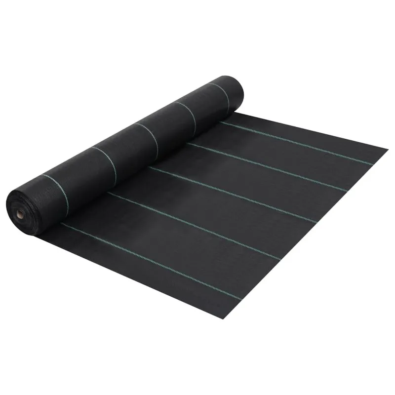 Toile de paillage Noir 1x10 m PP
