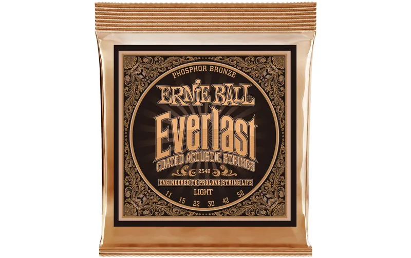Ernie Ball Gitarrensaiten 2548 Everlast Coated PB – Light 11-52