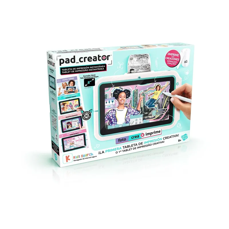 Canal Toys Instant Print Pad Creator Türkis/Weiss