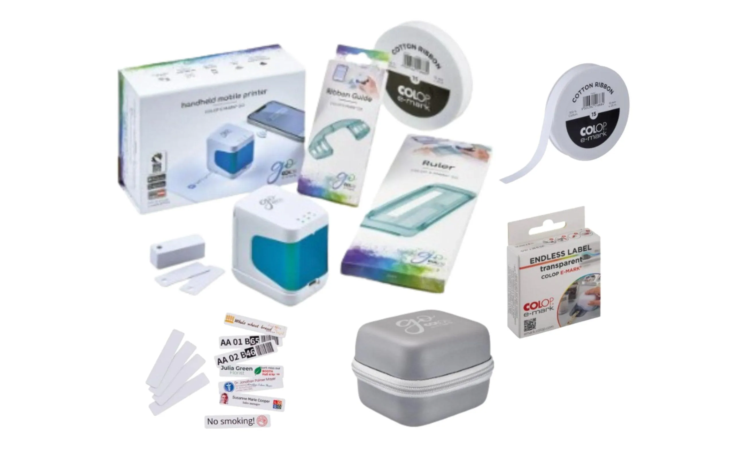Colop Beschriftungsgerät E-mark Go Stempel Kit