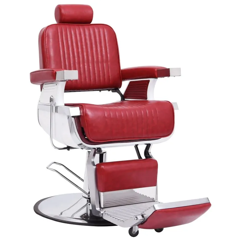 Friseurstuhl Rot 68x69x116 cm Kunstleder