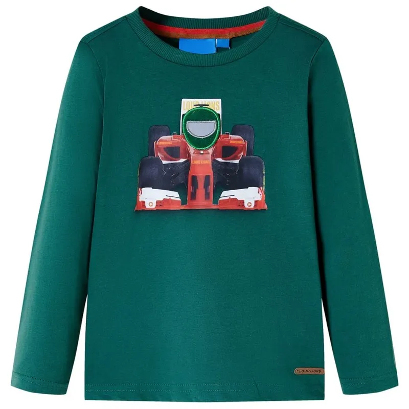 Kinder-Langarmshirt green 116