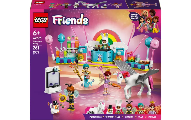 LEGO® Friends Kostümparty avec Einhorn et Fee 42661