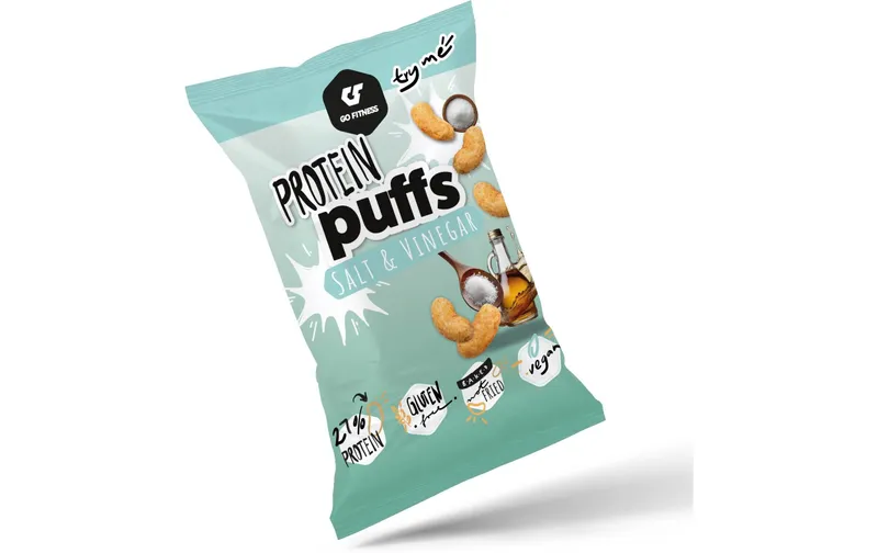 Go Fitness Chips & Popcorn Protein Puffs – Salt and Vinegar 50g