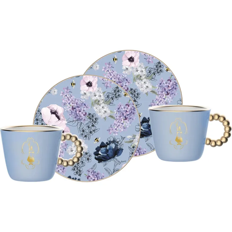 Bialetti tasse à café Bridgerton 80 ml, 2 pièces, multicolore