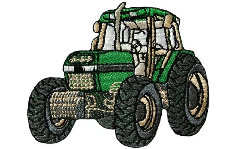 Mono-Quick Aufbügelbild Traktor green 1 pieces