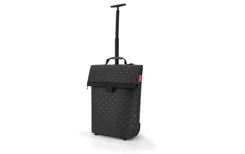 Reisenthel Einkaufstrolley Trolley M Frame Glossy Dots Black