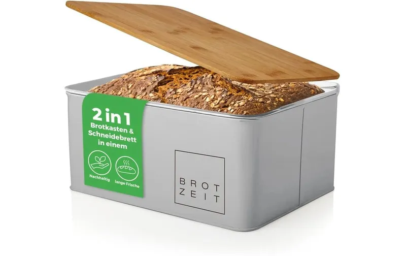 Lumaland Brotkasten Cuisine gris/Hellgrau