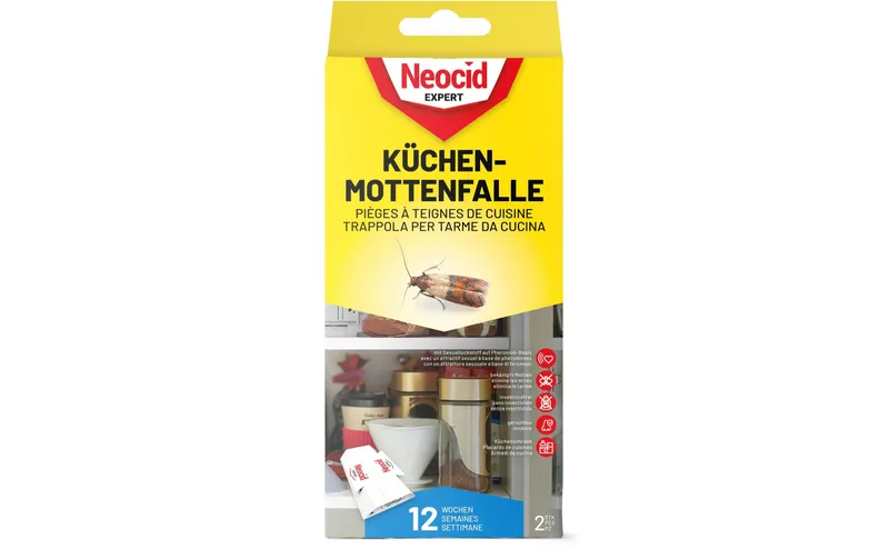 Neocid Expert Insektenfalle Küchenmotten, 2 pezzi
