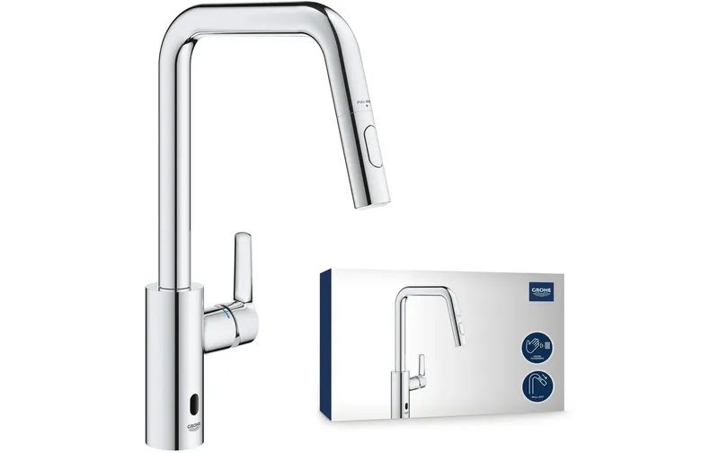 GROHE Küchenarmatur Start 3/8", Messing, herausziehbar
