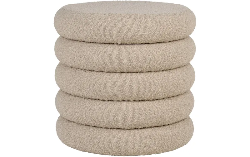 House Nordic Pouf Brooklyn 44 x 44 cm, Beige