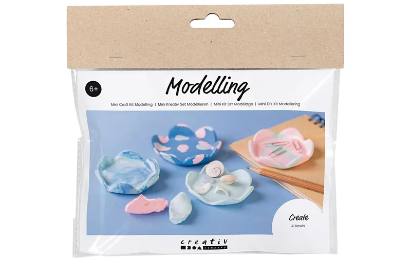 Creativ Company Modellier-Set Schalen multicolour