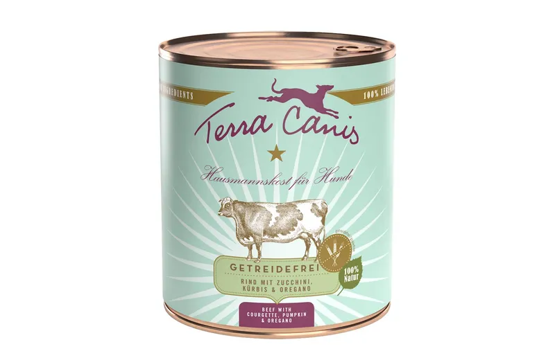 Terra Canis Nassfutter Getreidefrei Rind, 800 g