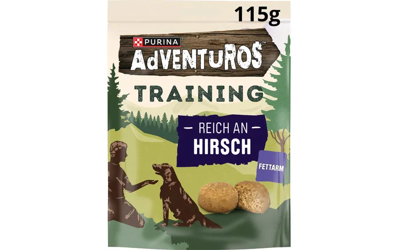 Purina AdVENTuROS Leckerli Training Reich an Hirsch 115 g