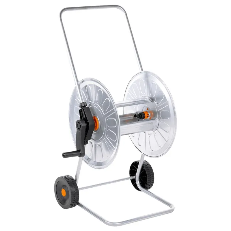 Chariot pour enrouleur de tuyau de 80 m 1/2" ou 50 m 3/4" acier