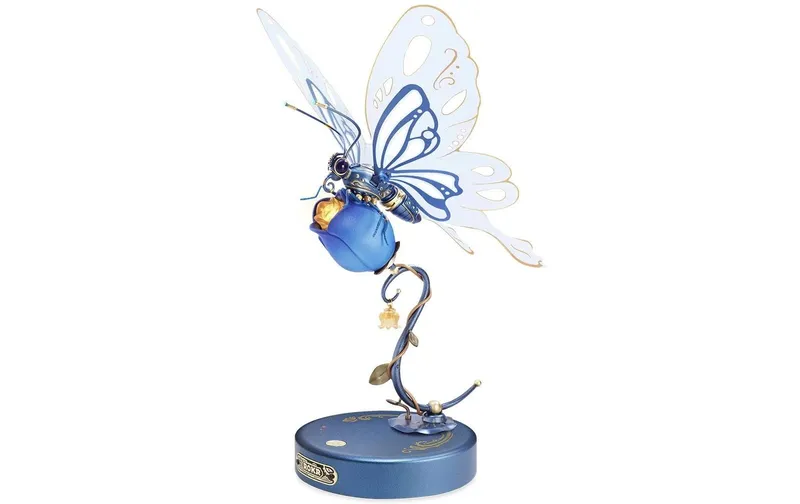 ROKR Bausatz ROKR Mechanischer blueer Schmetterling