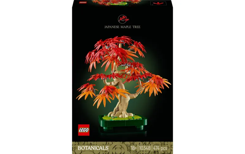 LEGO® Icons Botanicals Japanischer reder Ahorn Bonsai-Baum 10348