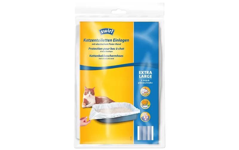 Swirl Katzentoilettenbeutel XL, 3 pezzi